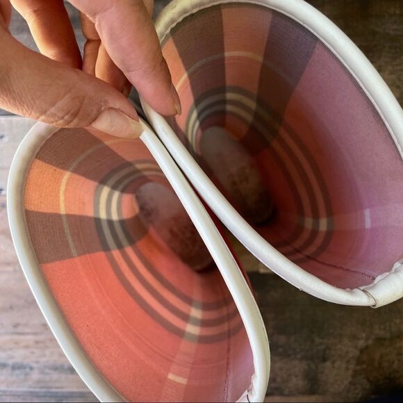 Burberry Nova Check Red Rain Boots Size 36/6 - Picture 6 of 13